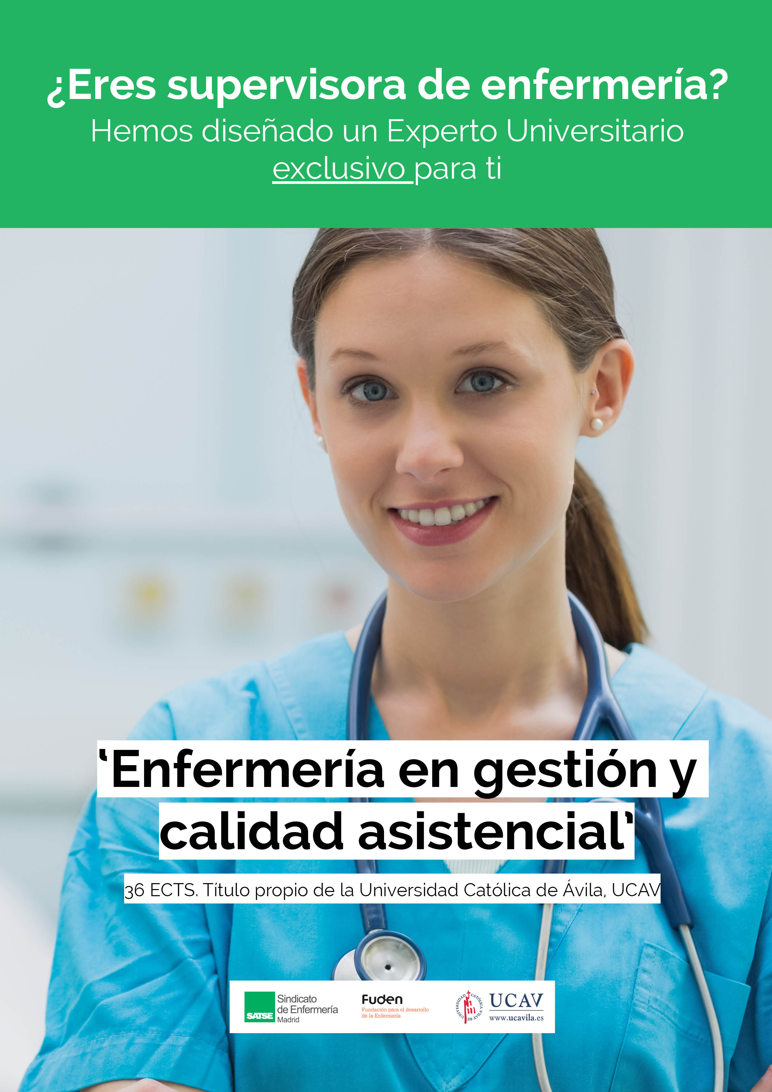 Preinscripción al Experto Universitario en Capacitación de Enfermería en Gestión y Calidad Asistencial